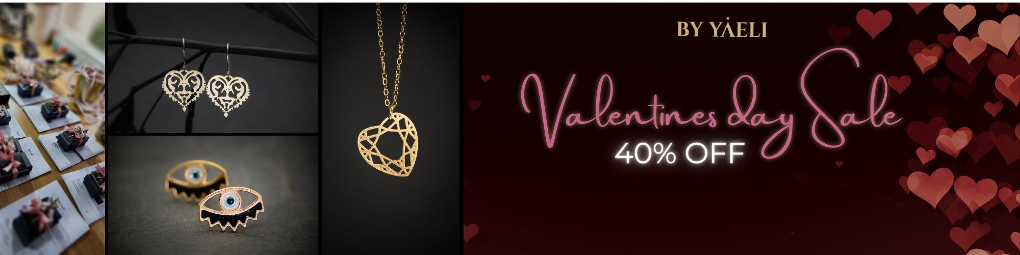 Home 2 Valentines day sale at ByYaeli jewelry studio