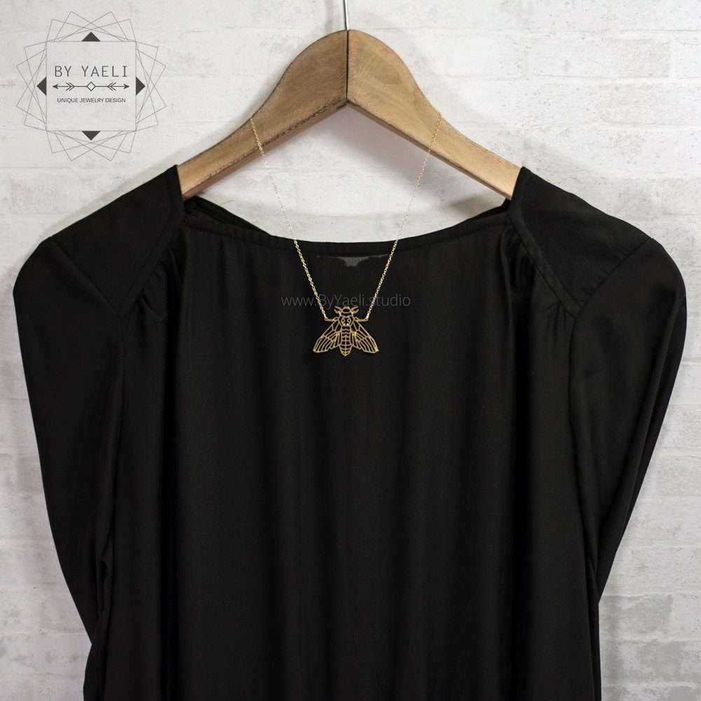 Moth necklace death’s head moth jewelry gold butterfly necklace geometric origami moth