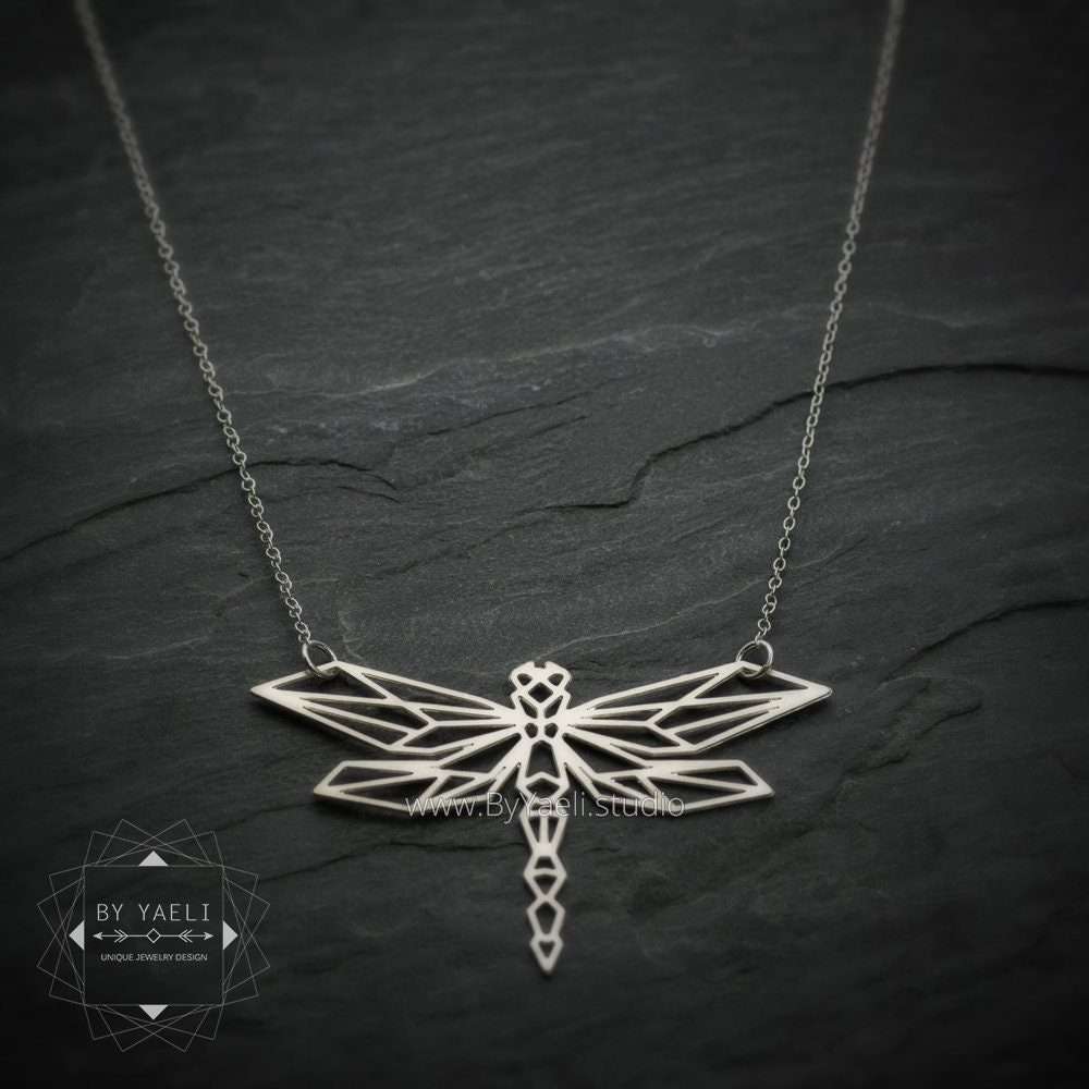 Dragonfly necklace silver dragonfly jewelry dragonfly charms dragonfly pendant