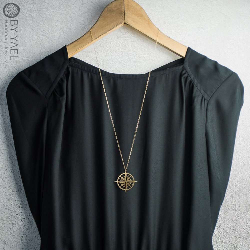 Compass necklace gold ocean necklace gold compass pendant graduation gift 4 Compass necklace gold ocean necklace gold compass pendant graduation gift - Image 4