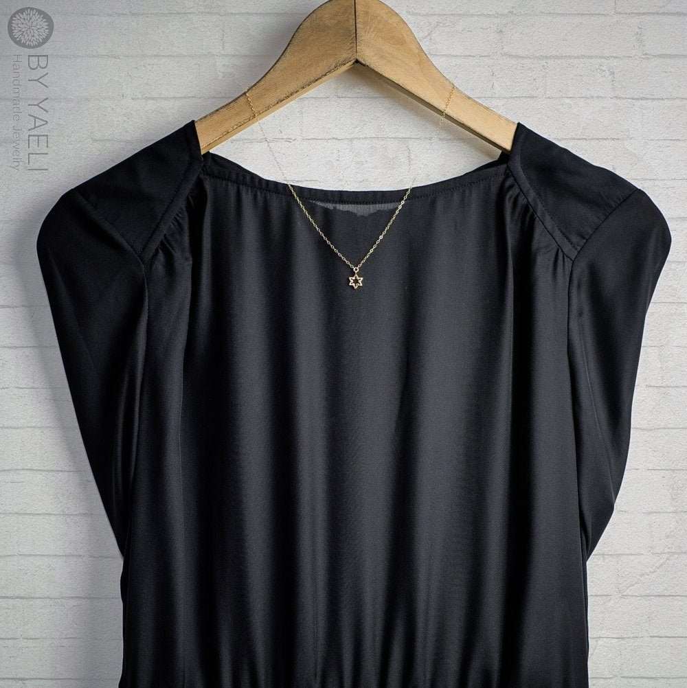 Star of David Jewish necklace gold Magen David jewelry