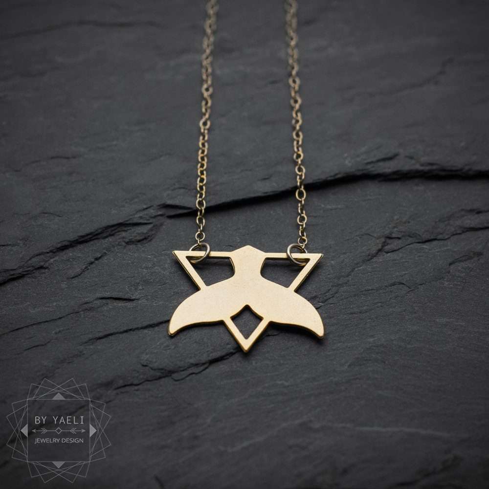Whale necklace whale tail ocean necklace geometric sea necklace whale tail necklace