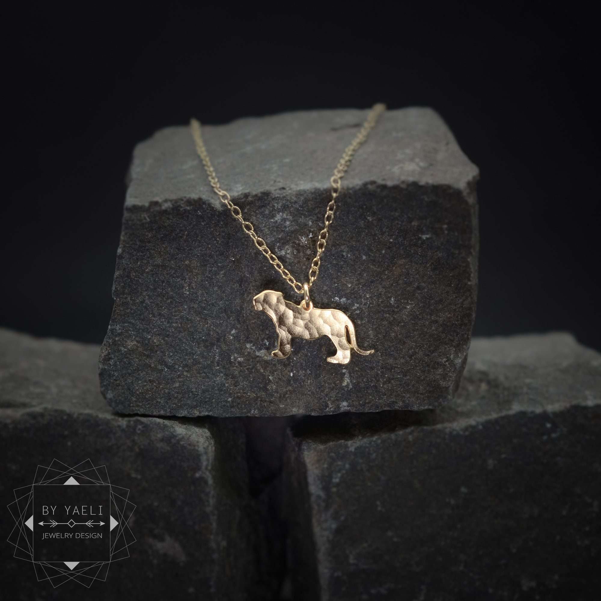 Lionees necklace, gold lionees charm, mother necklace