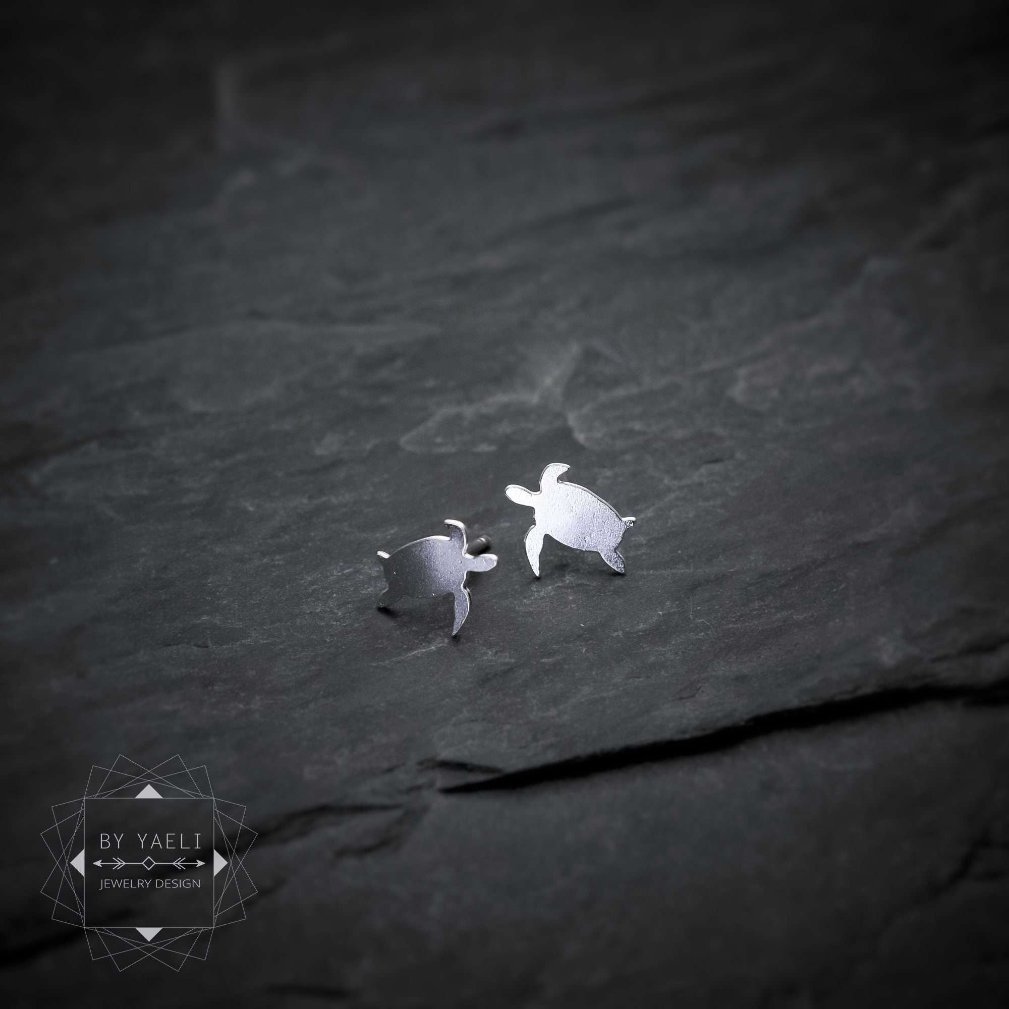 Turtle earrings minimalist silver tiny turtle stud earrings turtle post earrings