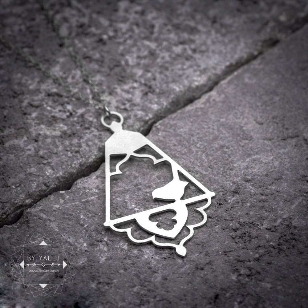 Bird necklace bird cage necklace cage necklace long necklace Christmas gift for here