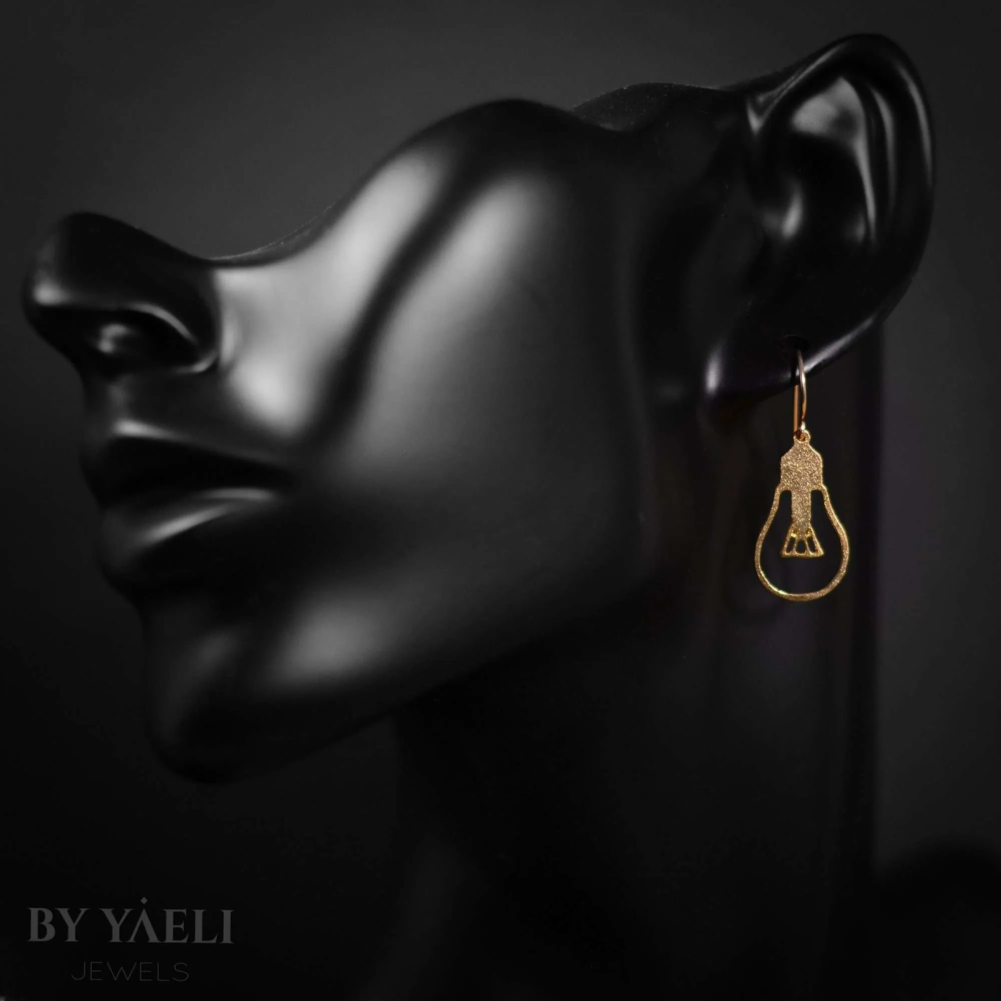 Light Bulb earrings , fun Light Bulb dangle earrings, drop earrings - Image 3
