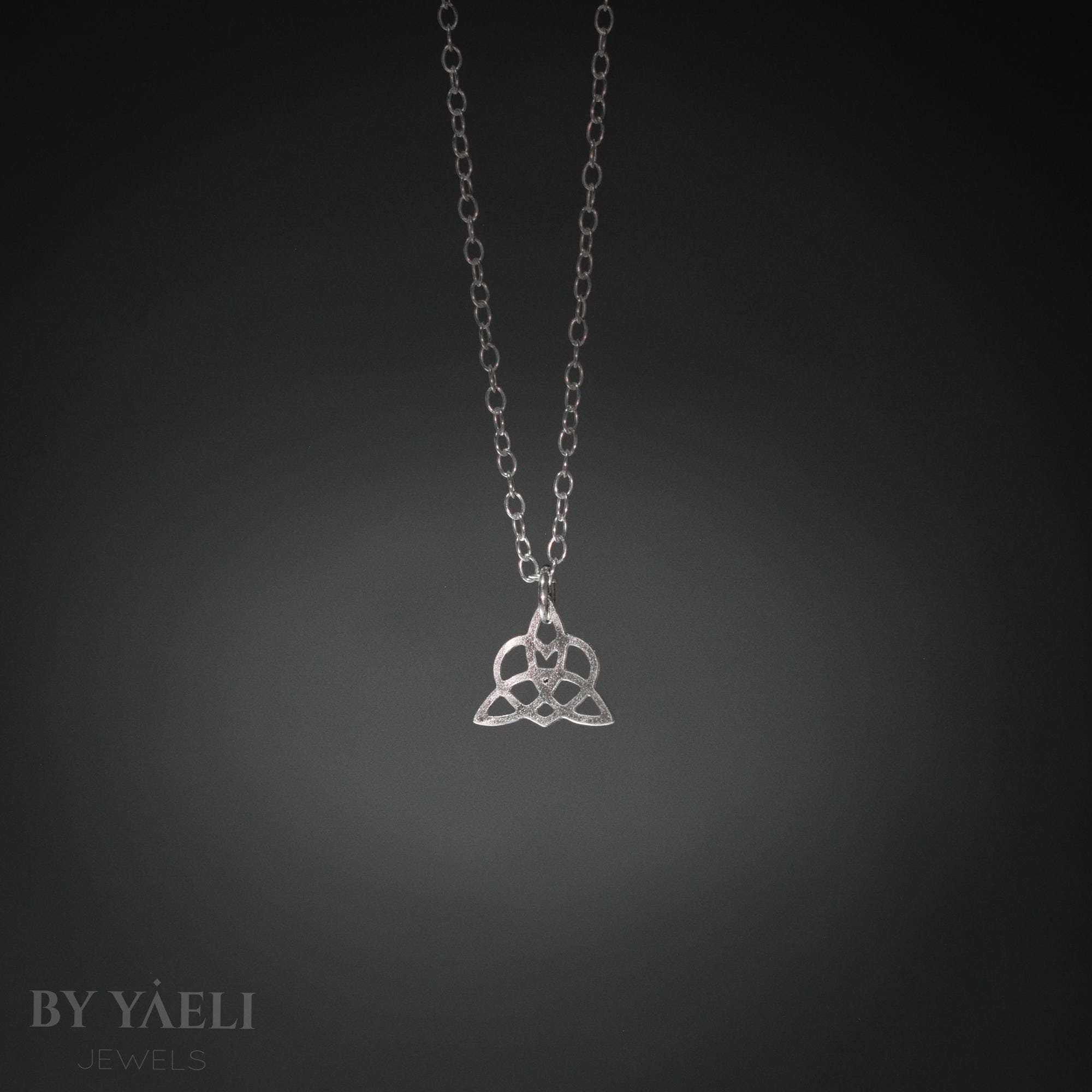 Celtic necklace Celtic knot necklace silver Celtic heart necklace best friend necklace