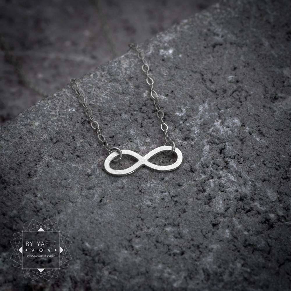 Infinity necklace Celtic necklace silver infinity charm best friend necklace