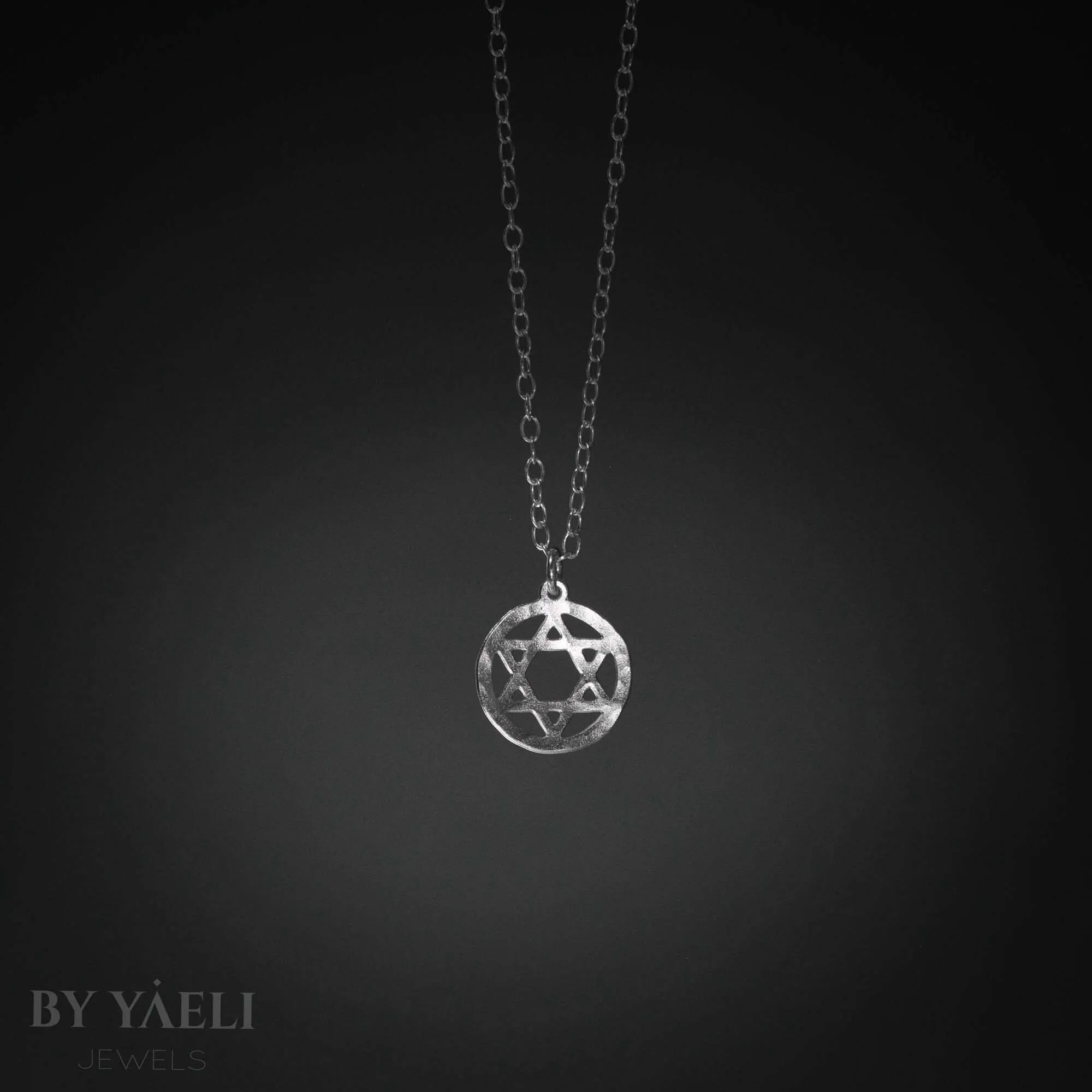 Star of David necklace silver Magen David necklace star of David charm – Jewish jewelry