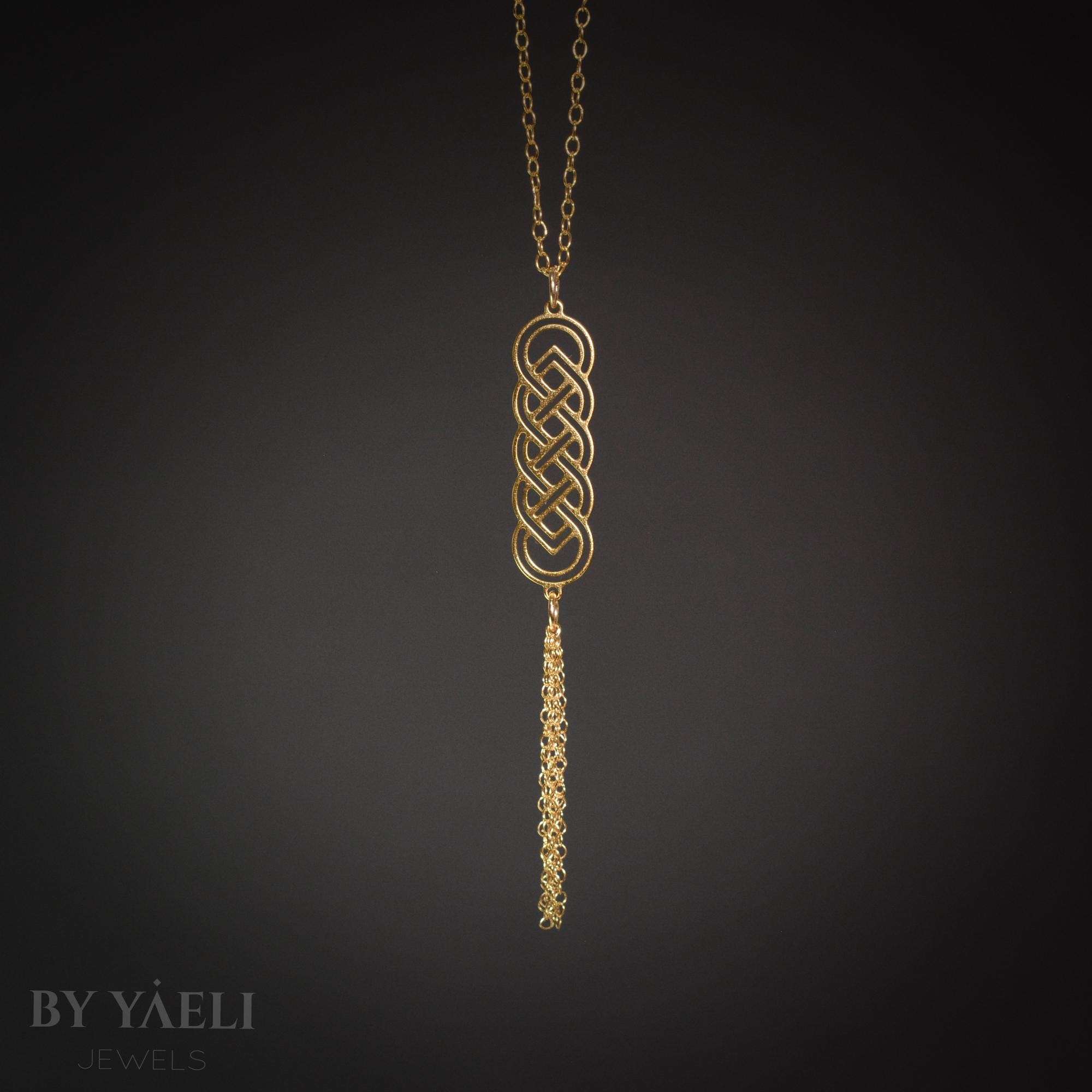 Celtic knot necklace Irish Celtic jewelry infinity necklace