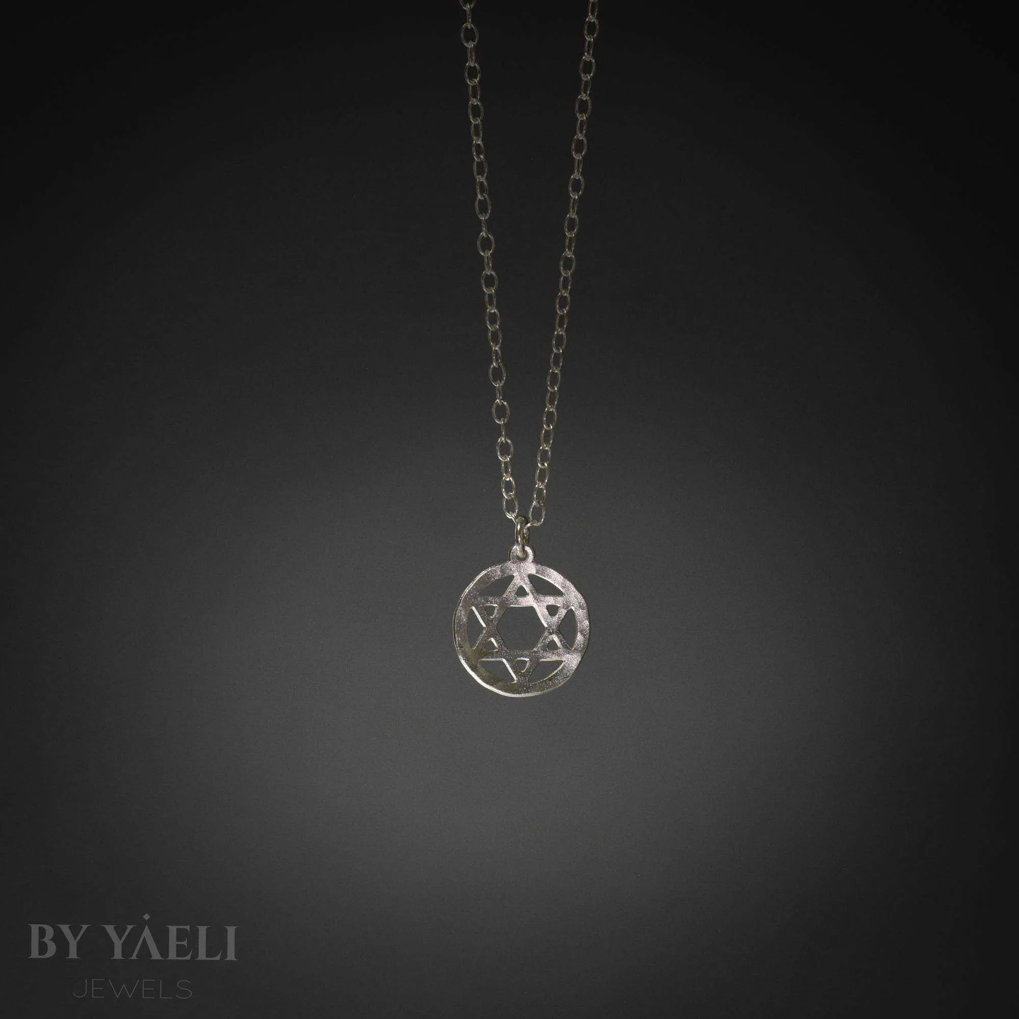 Star of David necklace silver Magen David necklace star of David charm - Jewish jewelry 3 Star of David necklace silver Magen David necklace star of David charm - Jewish jewelry - Image 3