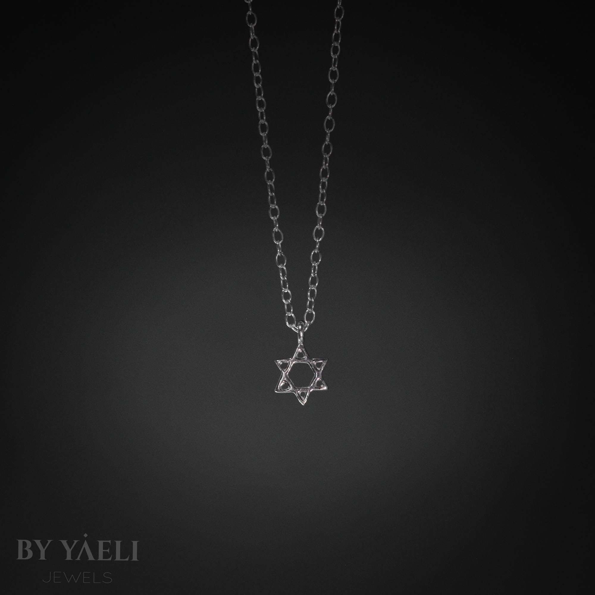 Jewish Magen David necklace silver star of David Judaica jewelry