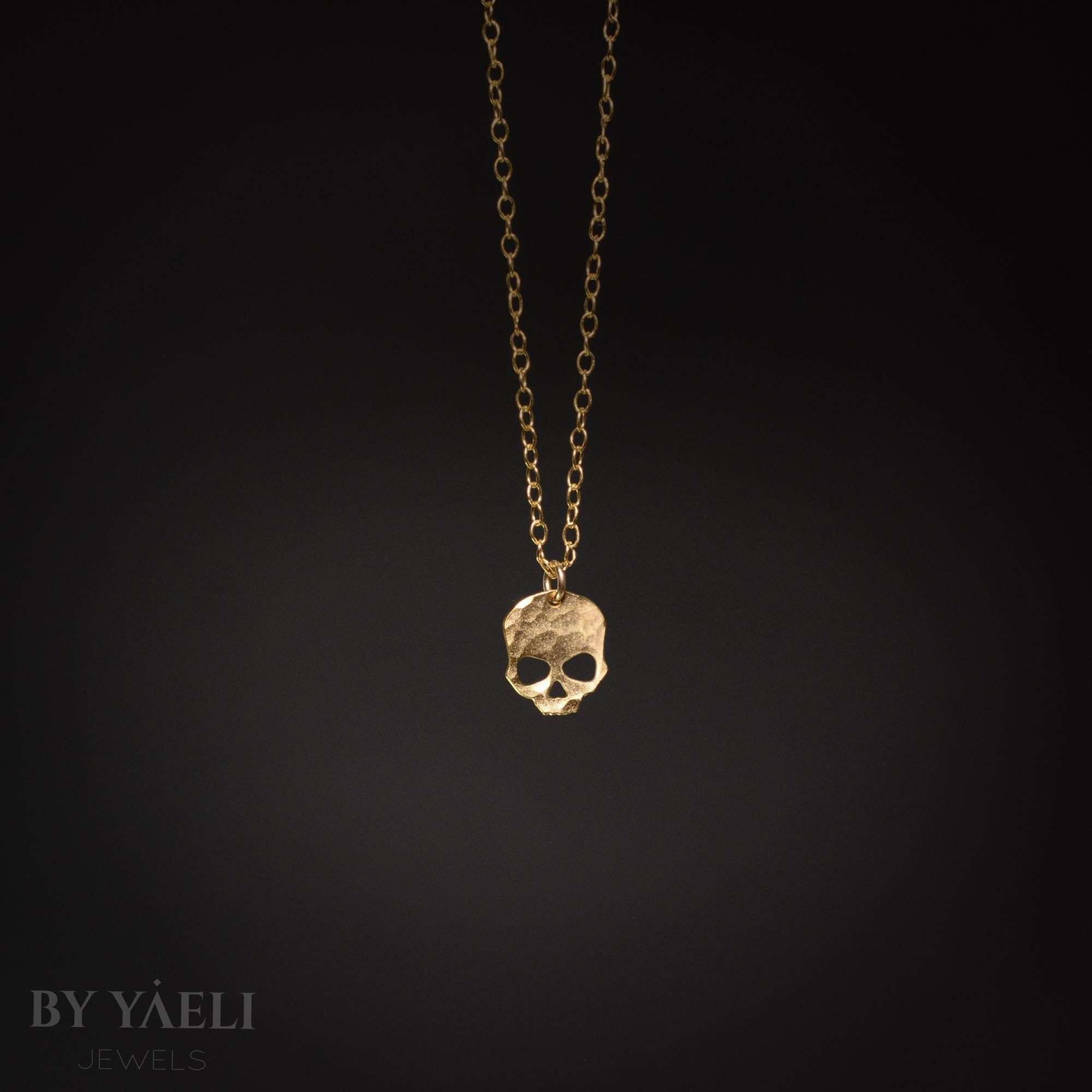 Skull Necklace | Skull pendant | Gold Skull Necklace Pendant Jewelry