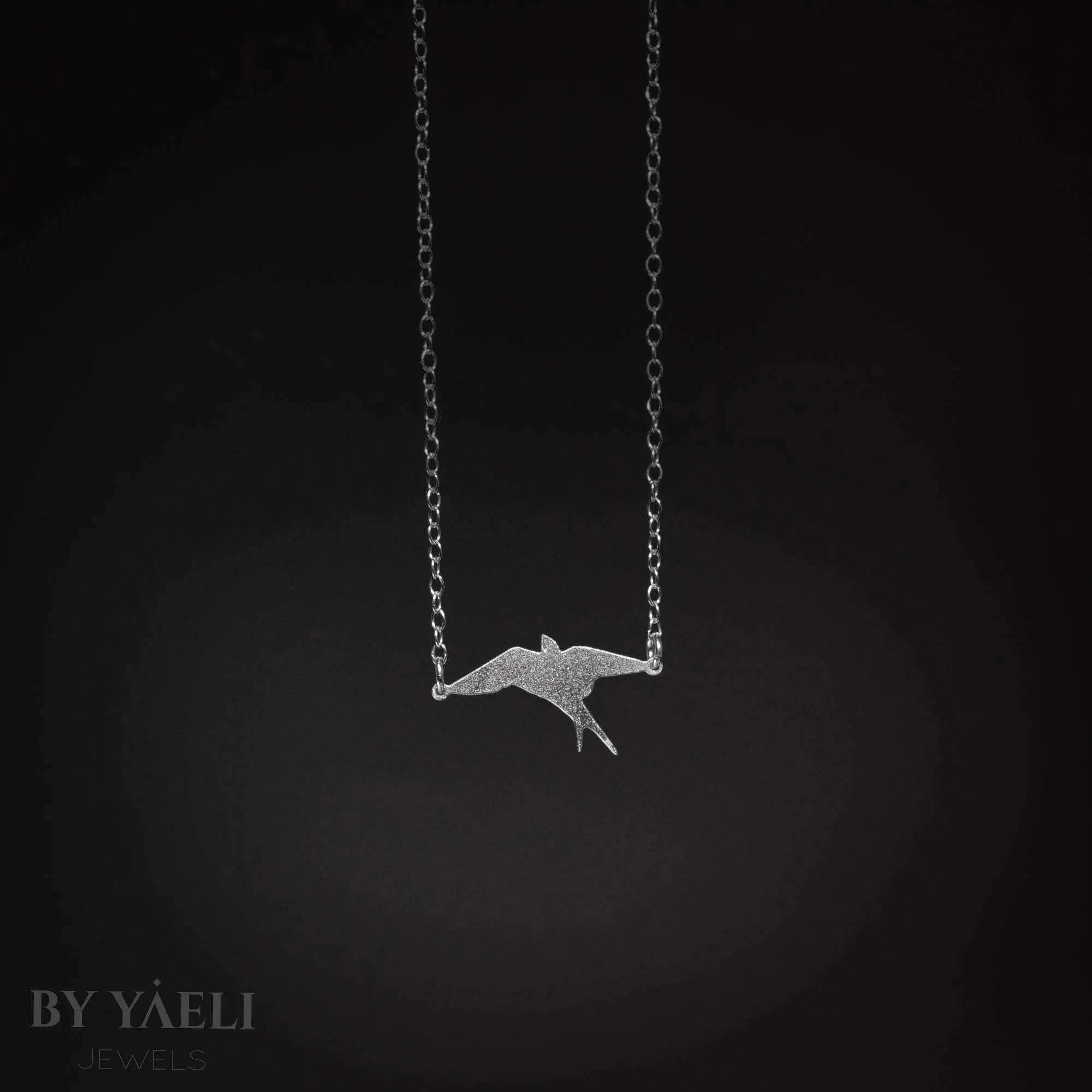 Bird necklace silver swallow bird necklace bird jewelry bird charm bird pendant swallow pendant