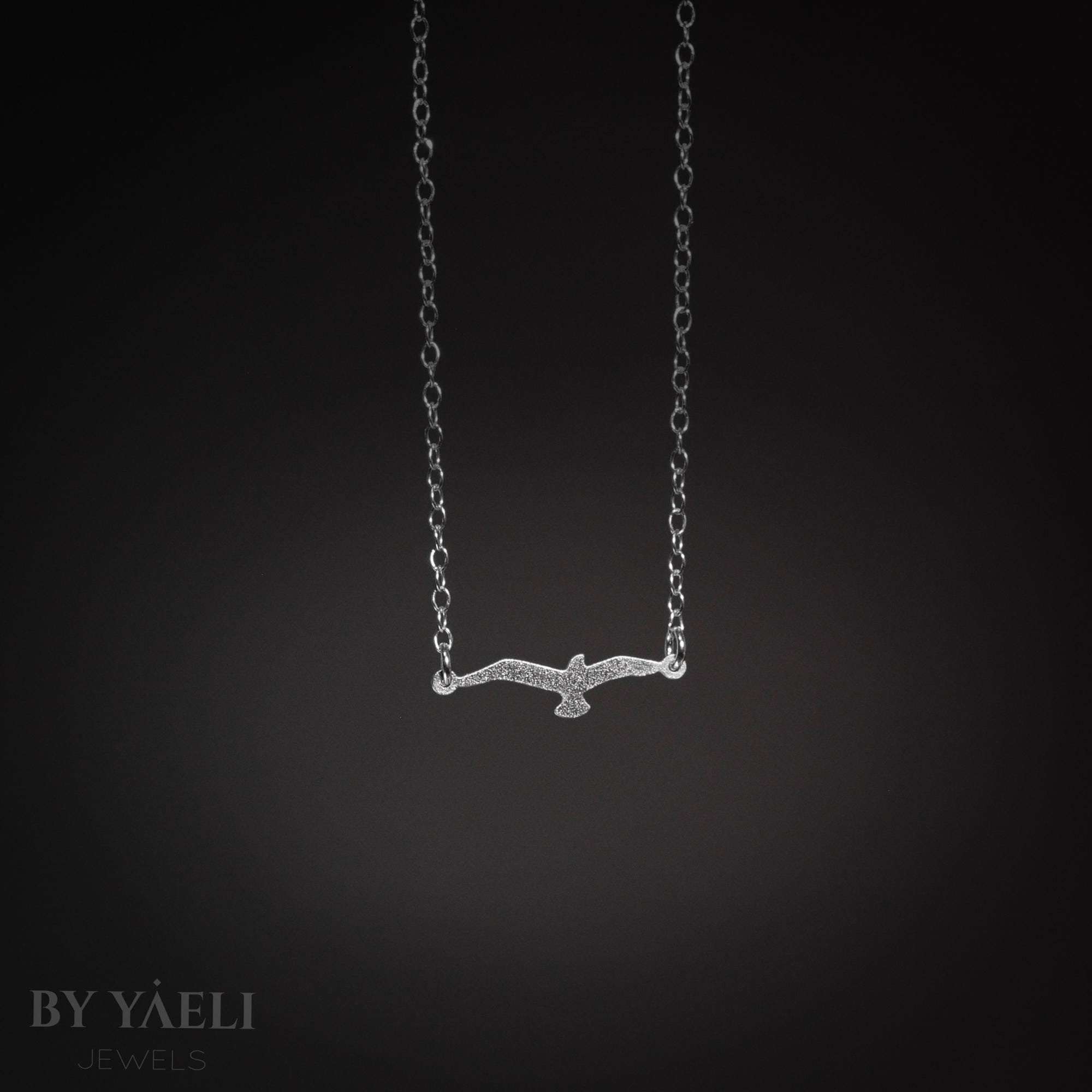 Seagull necklace silver bird necklace dainty minimalist simple bird pendant