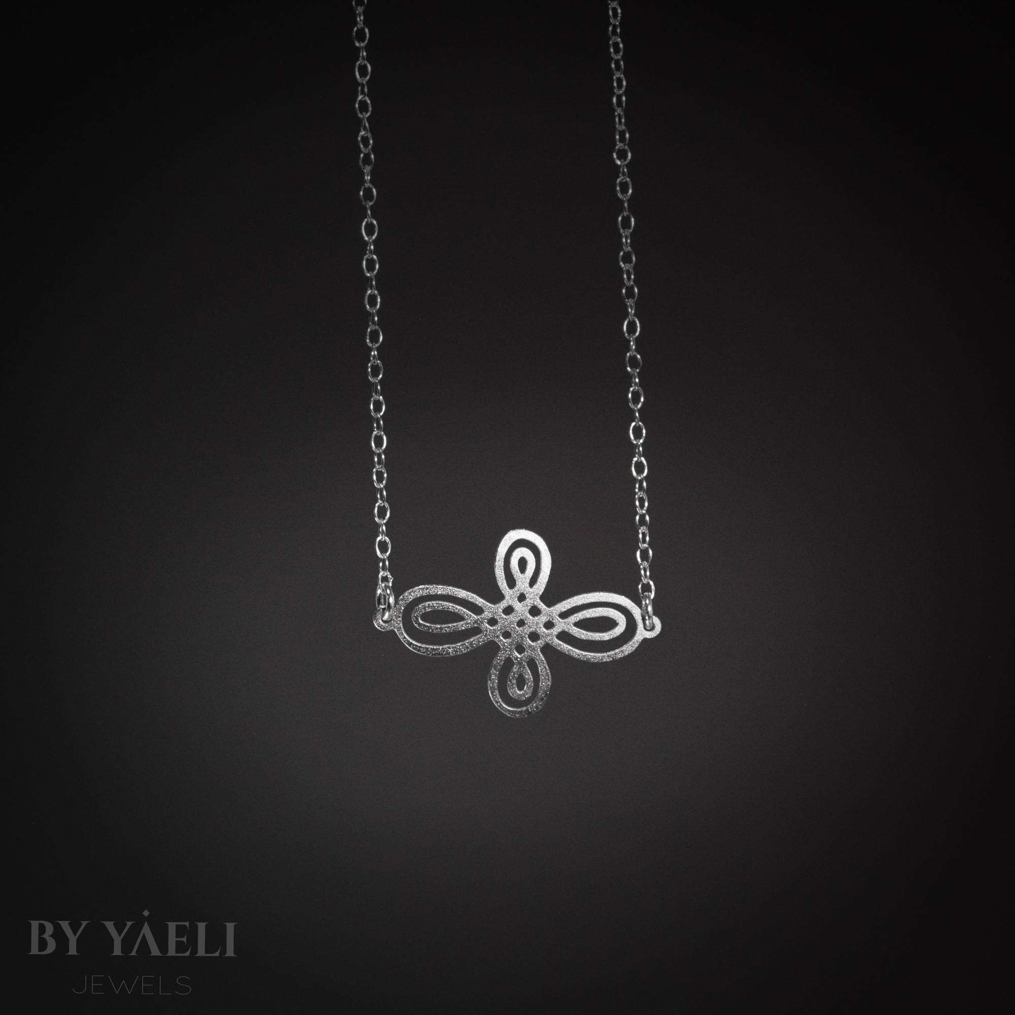Celtic knot necklace silver Celtic jewelry Irish jewelry Irish necklace