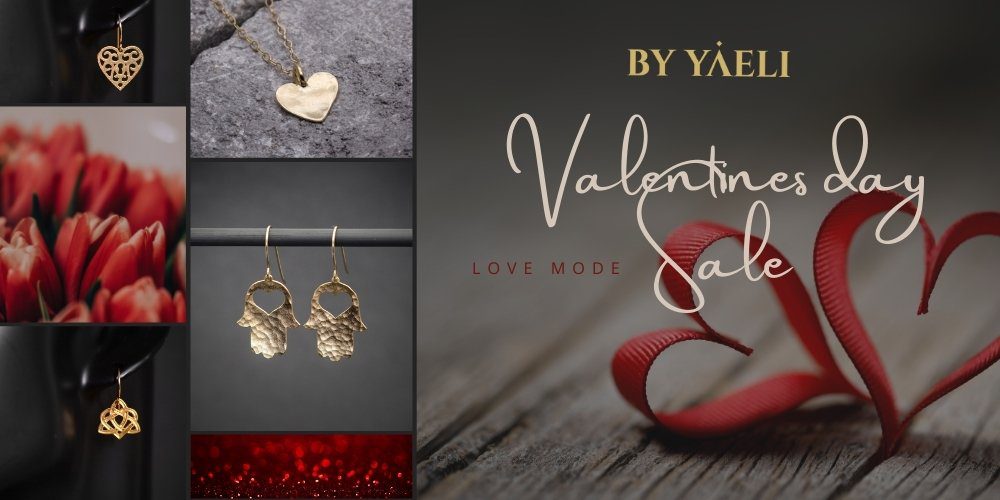 Valentines day sale at ByYaeli jewelry studio